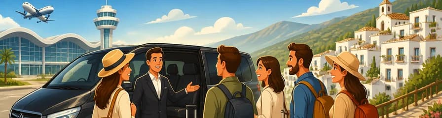 Servicio de traslado privado desde el aeropuerto de Málaga (AGP) con destino a Bubión