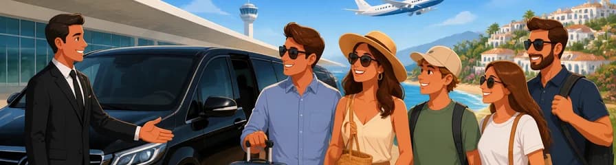 Servicio de traslado privado desde el Aeropuerto de Málaga (AGP) con destino a Calahonda
