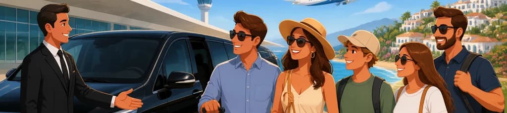 Servicio de traslado privado desde el Aeropuerto de Málaga (AGP) con destino a Calahonda