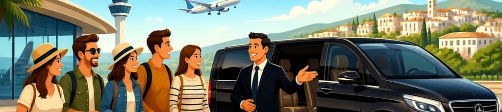 Servicio de traslado privado: del aeropuerto de Málaga (AGP) a Campanillas