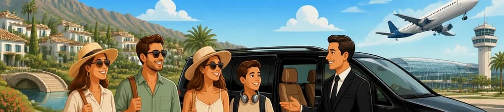 Servicio de traslado privado: de Guadalmina al aeropuerto de Málaga (AGP)