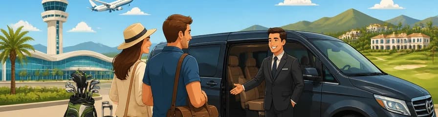 Servicio de traslado privado desde el aeropuerto de Málaga (AGP) con destino a La Cala Golf Resort