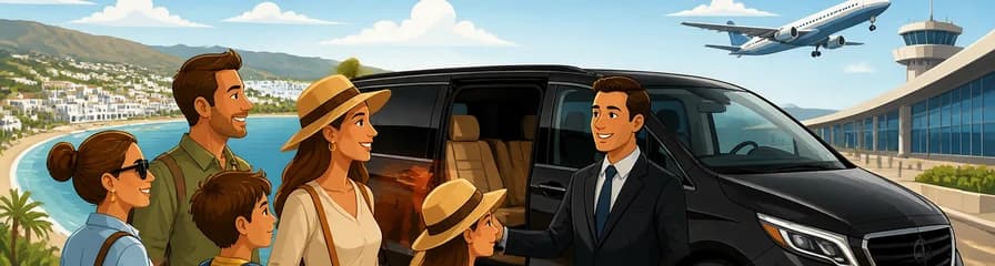 Servicio de traslado privado: de La Herradura al aeropuerto de Málaga (AGP)