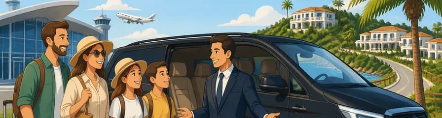 Servicio de traslado privado: del aeropuerto de Málaga (AGP) a Lomas de Cabopino