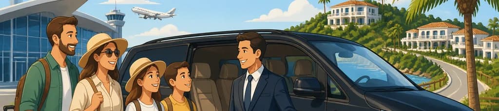 Servicio de traslado privado: del aeropuerto de Málaga (AGP) a Lomas de Cabopino