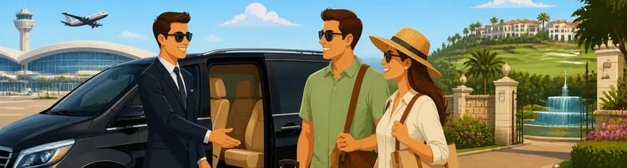 Servicio de traslado privado: del Aeropuerto de Málaga (AGP) al Miraflores Golf Resort