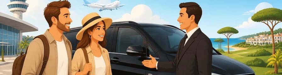 Traslado privado desde el aeropuerto de Málaga (AGP) con destino a Novo Sancti Petri