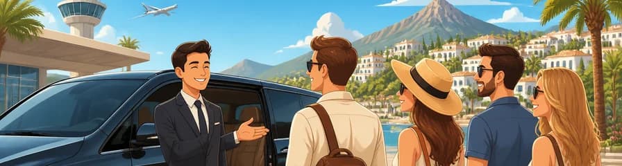 Servicio de traslado privado desde el Aeropuerto de Málaga (AGP) con destino a Nueva Andalucía