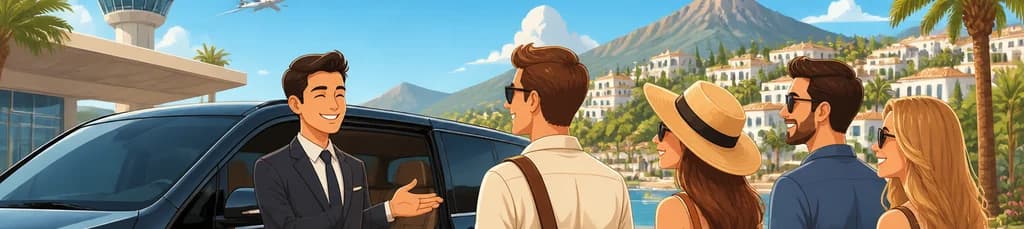 Servicio de traslado privado desde el Aeropuerto de Málaga (AGP) con destino a Nueva Andalucía