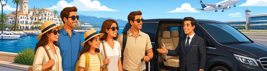 Servicio de traslado privado desde el Puerto de la Duquesa hasta el aeropuerto de Málaga (AGP)