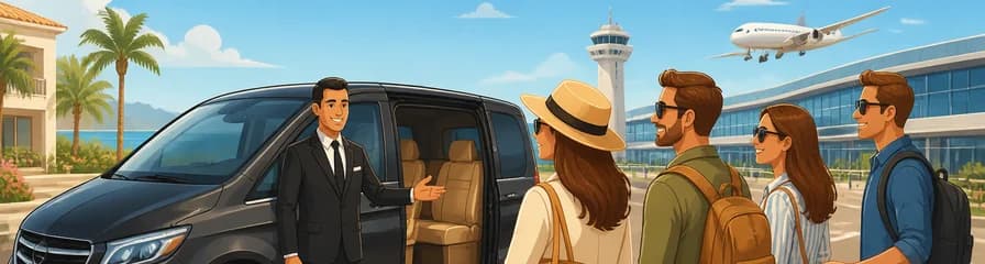 Servicio de traslado privado desde Nerja hacia el aeropuerto de Málaga (AGP)