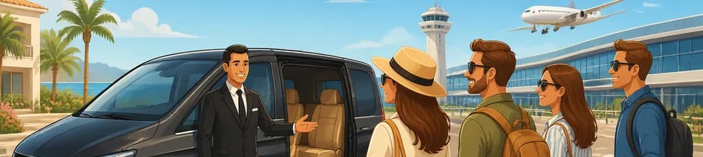 Servicio de traslado privado desde Nerja hacia el aeropuerto de Málaga (AGP)