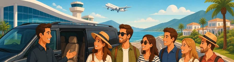 Servicio de traslado privado desde el aeropuerto de Málaga (AGP) con destino a Rivera del Sol