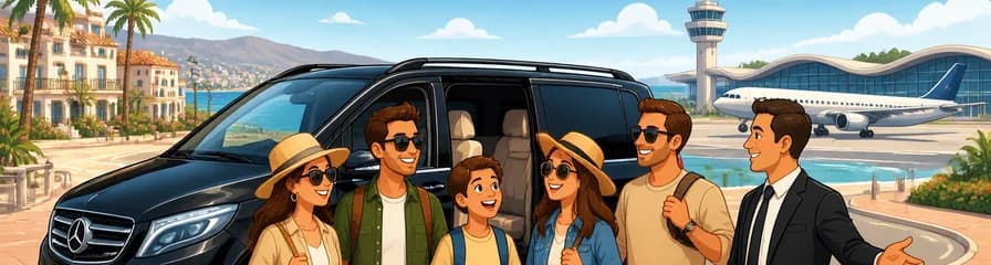 Servicio de traslado privado desde Sabinillas hasta el aeropuerto de Málaga (AGP)