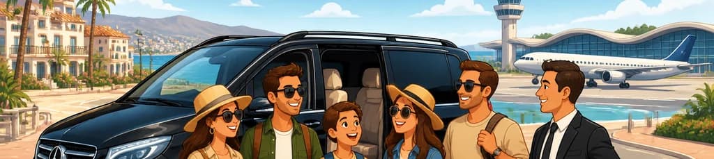 Servicio de traslado privado desde Sabinillas hasta el aeropuerto de Málaga (AGP)