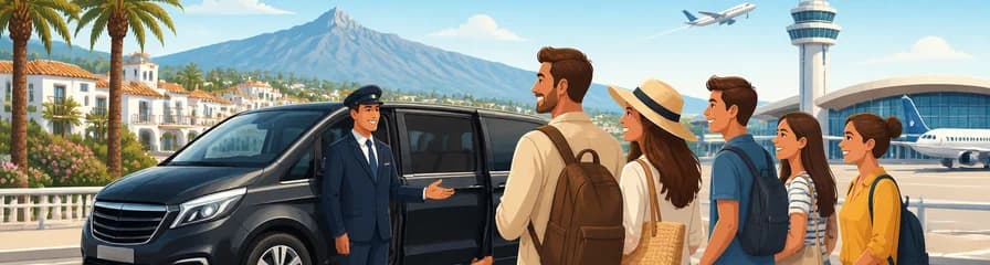 Servicio de traslado privado: de San Pedro de Alcántara al Aeropuerto de Málaga (AGP)