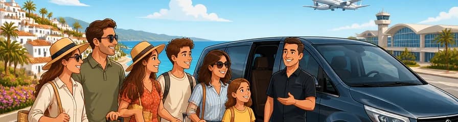 Servicio de traslado privado desde Sitio de Calahonda hacia el aeropuerto de Málaga (AGP)