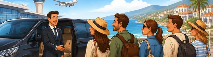 Servicio de traslado privado: del aeropuerto de Málaga (AGP) a Torremuelle