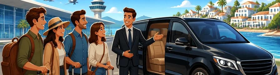 Servicio de traslado privado: del aeropuerto de Málaga (AGP) a Torrenueva (Mijas)