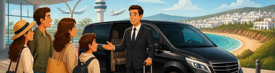 Servicio de traslado individual desde el aeropuerto de Málaga (AGP) con destino a Zahara de los Atunes