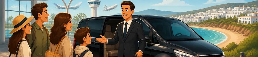 Servicio de traslado individual desde el aeropuerto de Málaga (AGP) con destino a Zahara de los Atunes