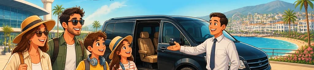 Servicio de traslado privado desde el aeropuerto de Málaga (AGP) con destino a Benalmádena Costa