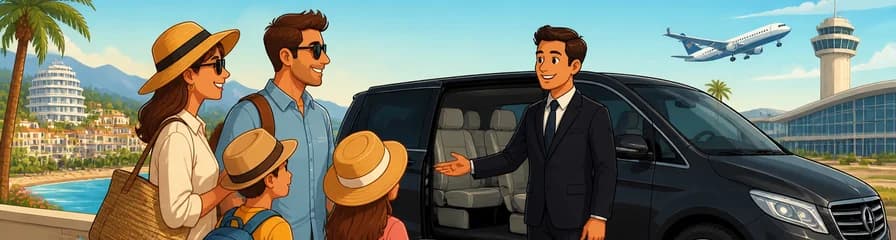 Servicio de traslado particular desde Benalmádena Costa hasta el aeropuerto de Málaga (AGP)