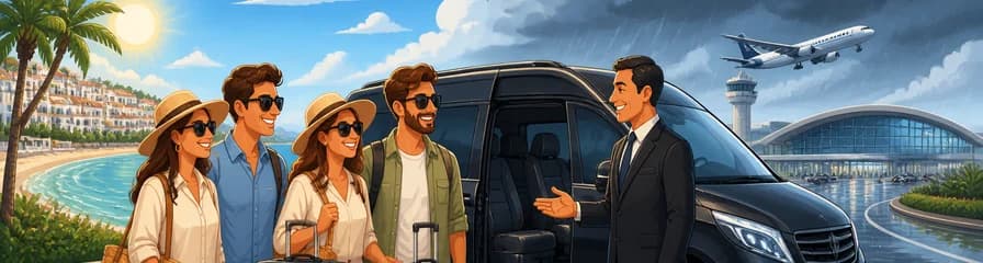Servicio de traslado privado desde Cala de Mijas con destino al aeropuerto de Málaga (AGP)