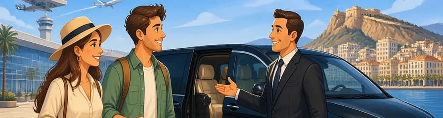 Servicio de traslado individual desde el Aeropuerto de Alicante-Elche (ALC) hasta la ciudad de Alicante