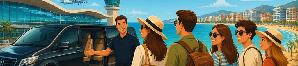 Servicio de traslado privado desde el Aeropuerto de Alicante-Elche (ALC) hasta Alicante Playa San Juan