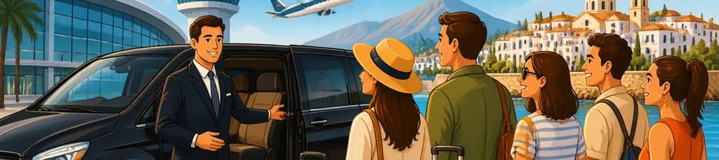 Servicio de traslado privado desde el Aeropuerto de Alicante-Elche (ALC) con destino a Altea Campomanes