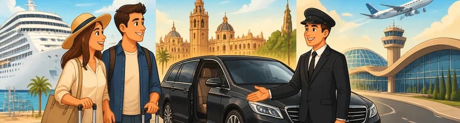 Traslado privado en Valencia: desde la ciudad o la terminal de cruceros al aeropuerto