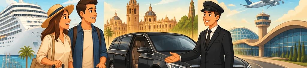 Traslado privado en Valencia: desde la ciudad o la terminal de cruceros al aeropuerto