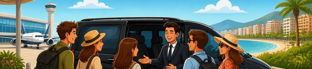 Servicio de traslado privado desde el aeropuerto de Alicante-Elche (ALC) con destino a San Juan / Sant Joan Alacant