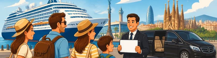 Servicio de traslado privado en Barcelona: de la terminal de cruceros al centro de la ciudad