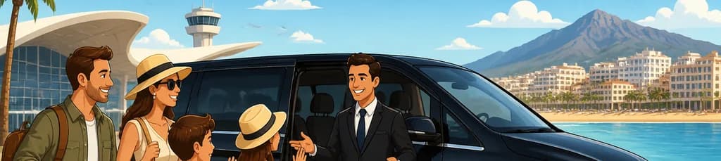 Servicio de traslado privado desde el aeropuerto de Málaga (AGP) con destino a Fuengirola