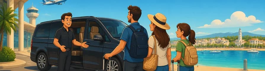 Servicio de traslado privado desde el aeropuerto de Mallorca (PMI) hacia Colonia de Sant Jordi
