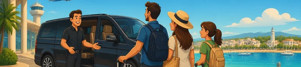 Servicio de traslado privado desde el aeropuerto de Mallorca (PMI) hacia Colonia de Sant Jordi