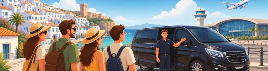 Servicio de traslado privado: de Salobreña al aeropuerto de Málaga (AGP)