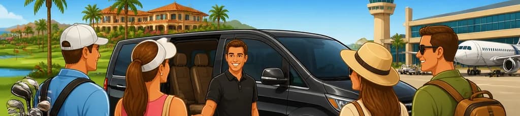 Servicio de traslado privado: de Golf Maspalomas al aeropuerto de Las Palmas (LPA) en Gran Canaria
