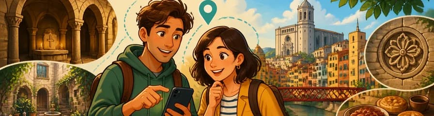 Tesoros Ocultos de Girona: Explora la Ciudad con un Tour Digital Autoguiado en tu Móvil