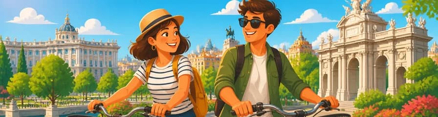 Recorrido en bicicleta por los puntos emblemáticos de Madrid