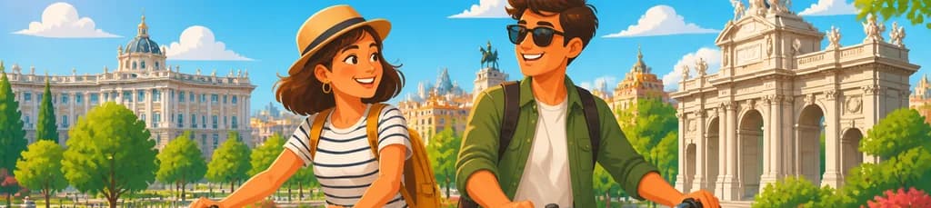 Recorrido en bicicleta por los puntos emblemáticos de Madrid