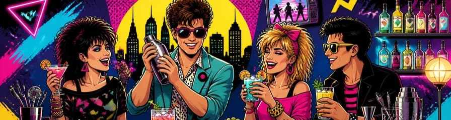 Taller de Coctelería: Un Viaje Sensorial a la Movida Madrileña de los 80