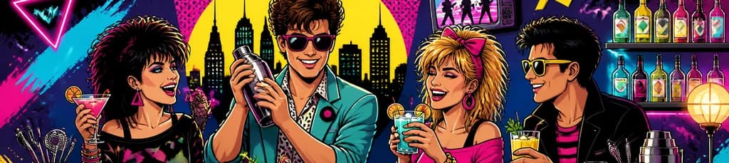 Taller de Coctelería: Un Viaje Sensorial a la Movida Madrileña de los 80