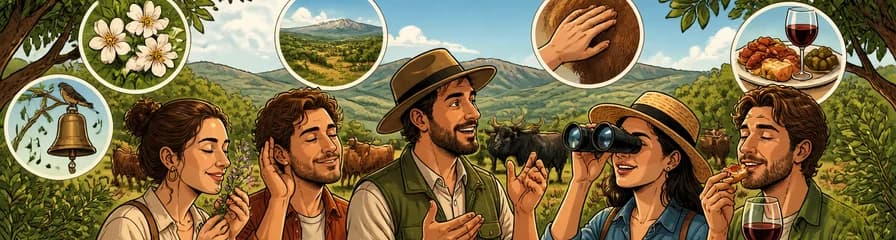 Recorrido exclusivo por la dehesa de Málaga para experimentar con los cinco sentidos