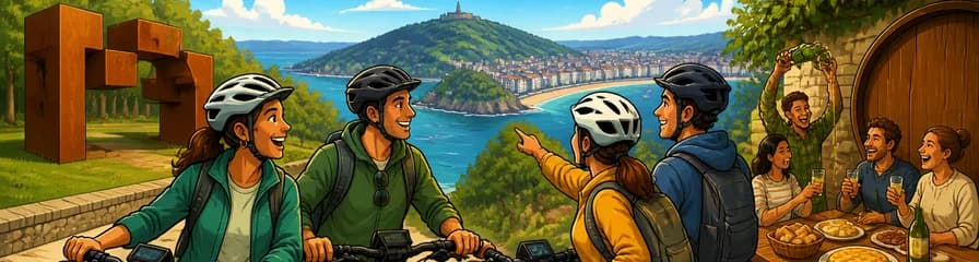 Descubre la cultura gastronómica de San Sebastián en un tour en bicicleta eléctrica