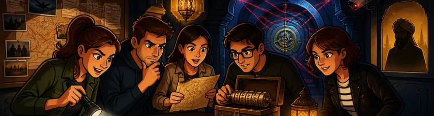 El enigma del tesoro de Jassim: un escape room de infiltración en Fuenlabrada