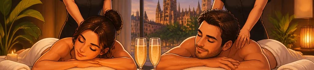 Masaje en pareja con cava en Kimpton Vividora Barcelona