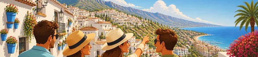 Excursiones privadas desde Málaga a los pueblos de Mijas y Benalmádena